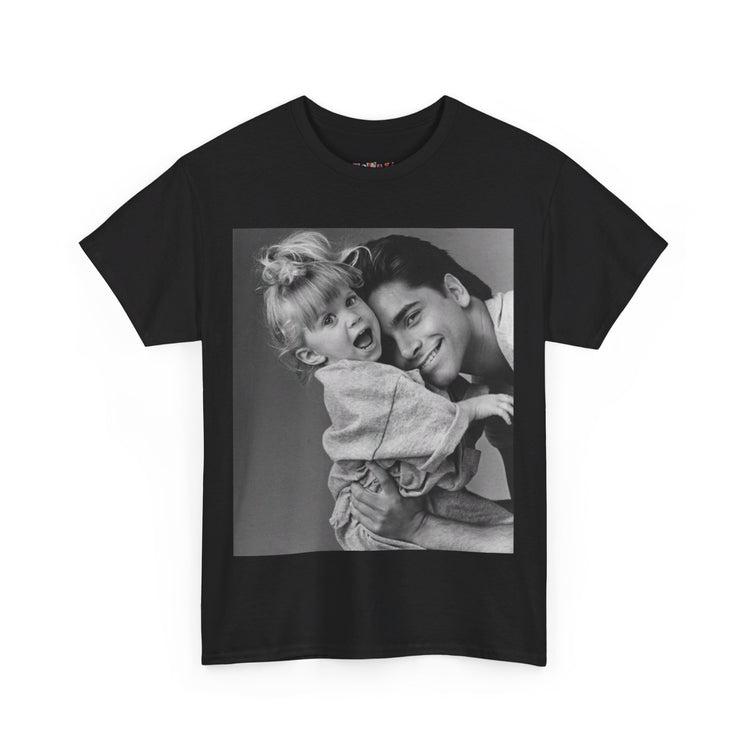 Uncle Jesse and Michelle Black and White T-Shirt