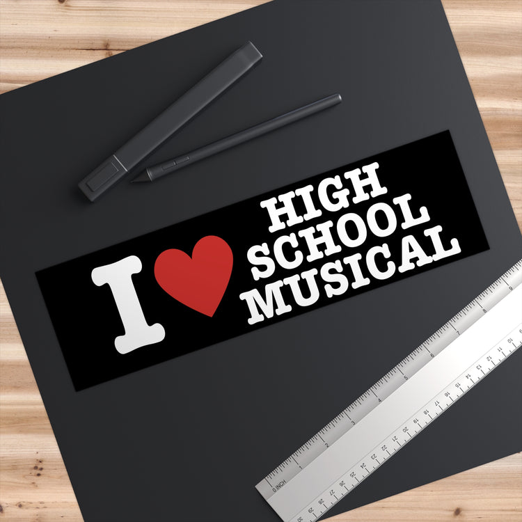 i Heart HSM Bumper Sticker