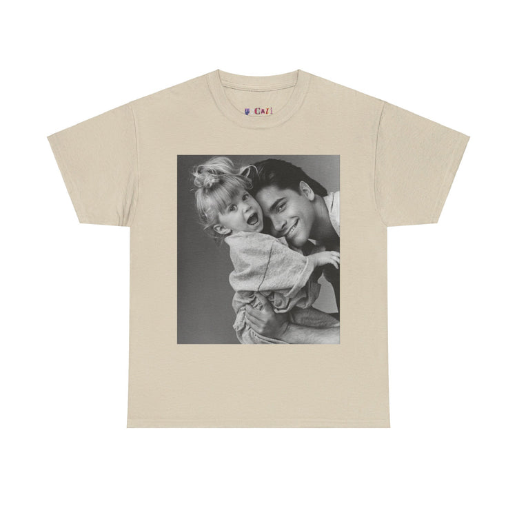 Uncle Jesse and Michelle Black and White T-Shirt