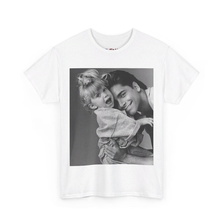 Uncle Jesse and Michelle Black and White T-Shirt