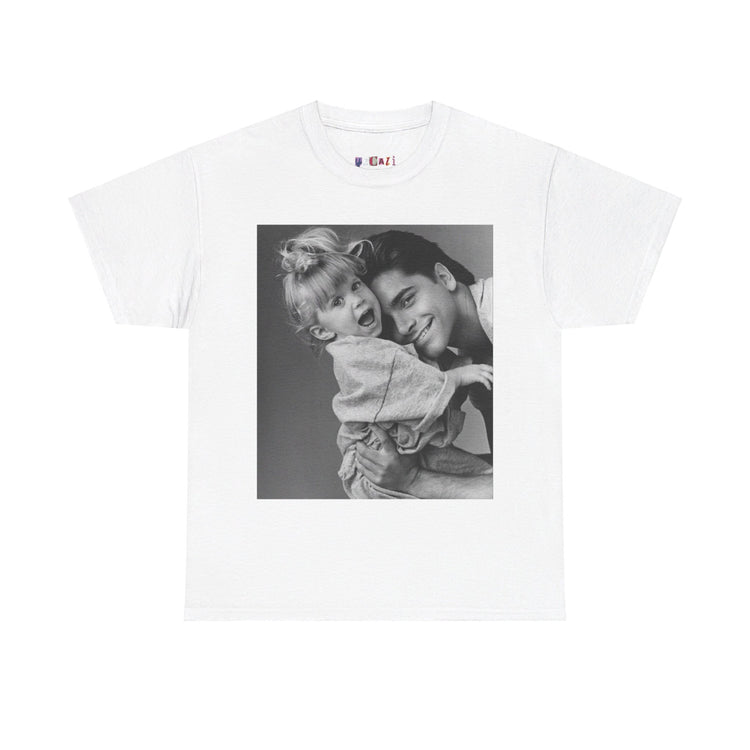 Uncle Jesse and Michelle Black and White T-Shirt
