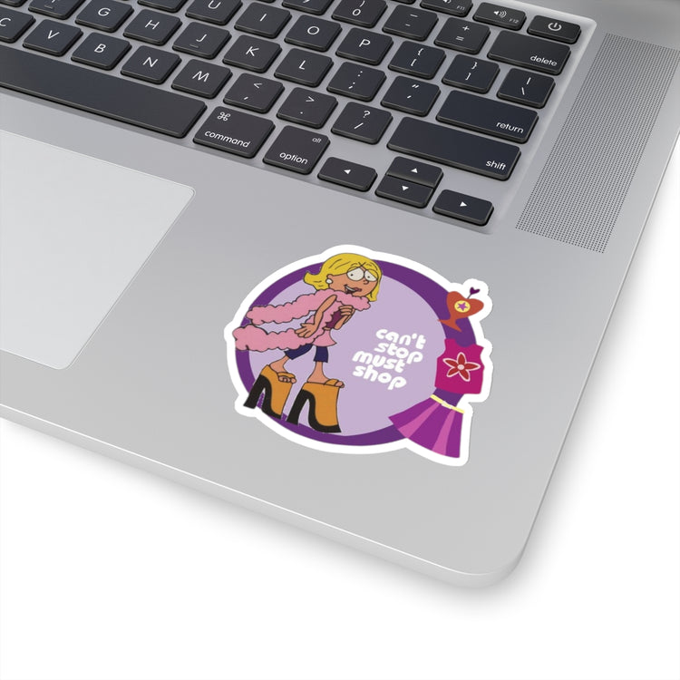 Shopping Lizzie Sticker