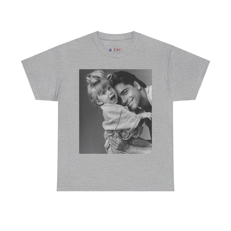 Uncle Jesse and Michelle Black and White T-Shirt