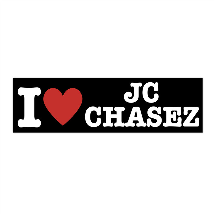 I Heart JC Bumper Sticker
