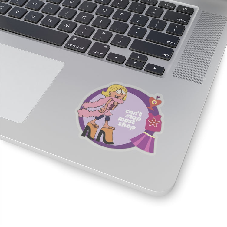 Shopping Lizzie Sticker