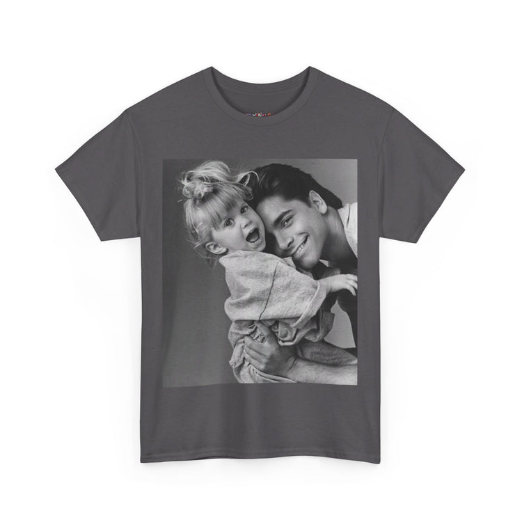 Uncle Jesse and Michelle Black and White T-Shirt