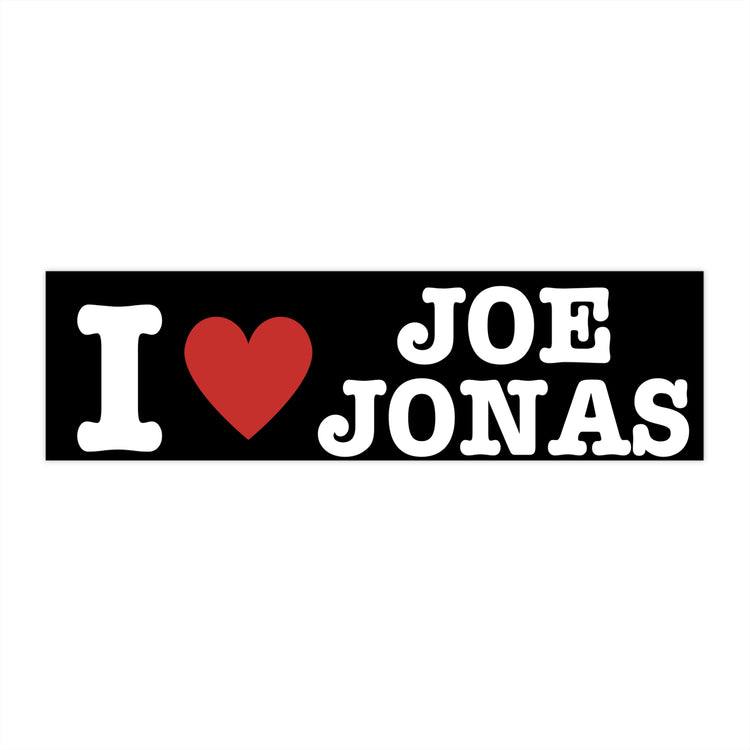 I Heart Joe Bumper Sticker