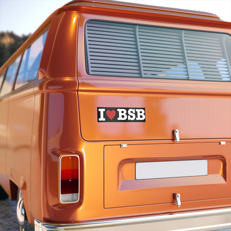 I Heart Boy Bands Bumper Sticker