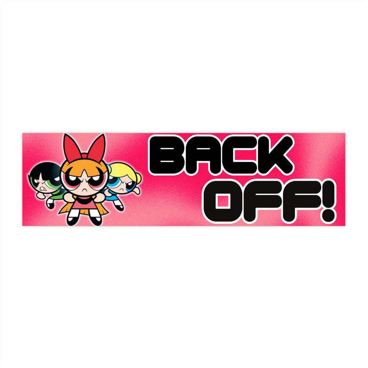 Back Off the PPG Bumper Sticker