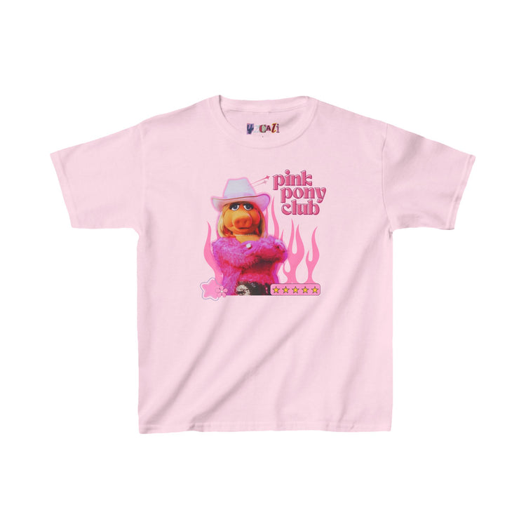 Pink Piggy Club Baby Tee