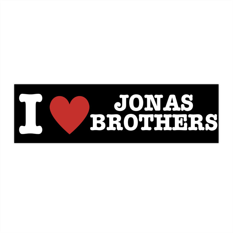 I Heart JB Bumper Sticker