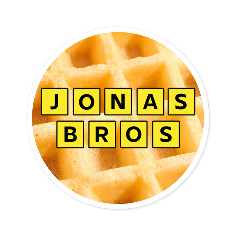 JoBros Inspired Waffle House Sticker