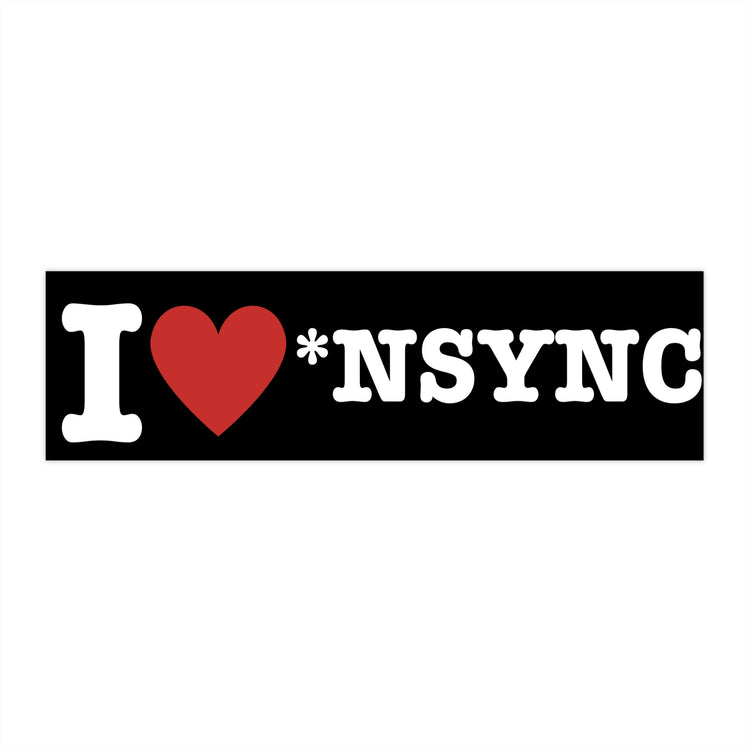 I Heart *NSYNC Bumper Sticker