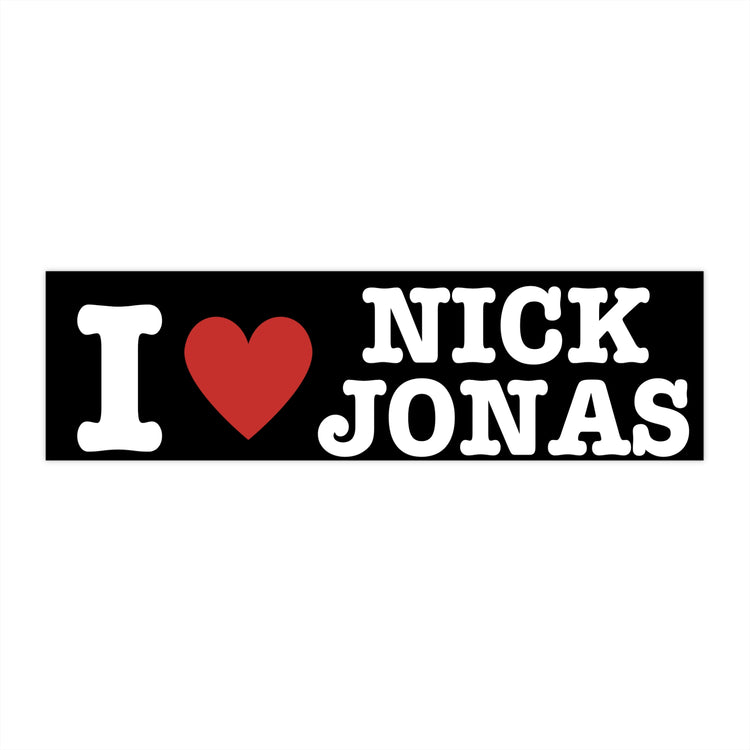 I Heart Nick Bumper Sticker