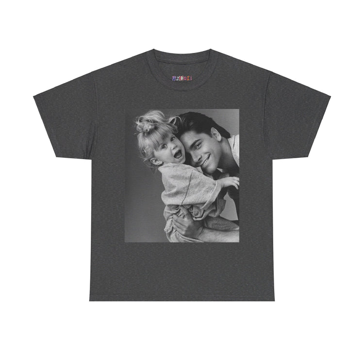 Uncle Jesse and Michelle Black and White T-Shirt