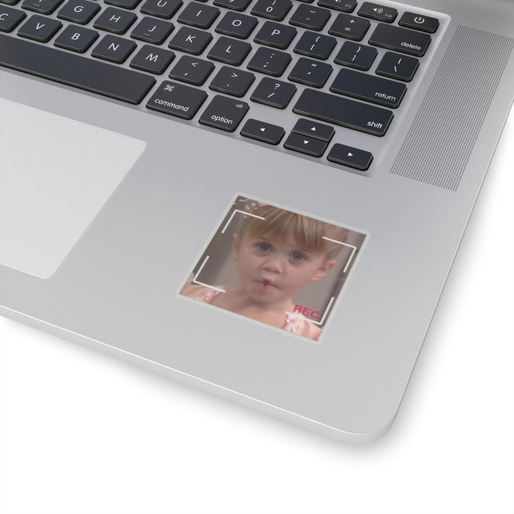 Fishy Face Michelle Sticker