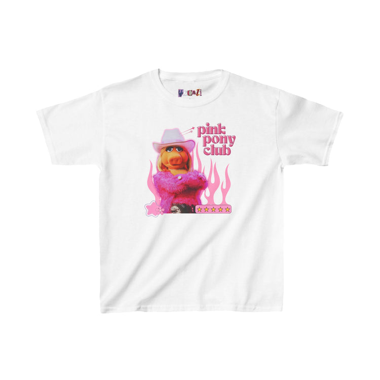 Pink Piggy Club Baby Tee