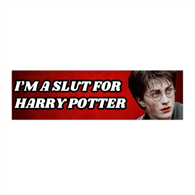 Slut For Harry Bumper Sticker