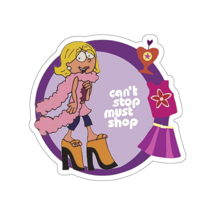 Shopping Lizzie Sticker