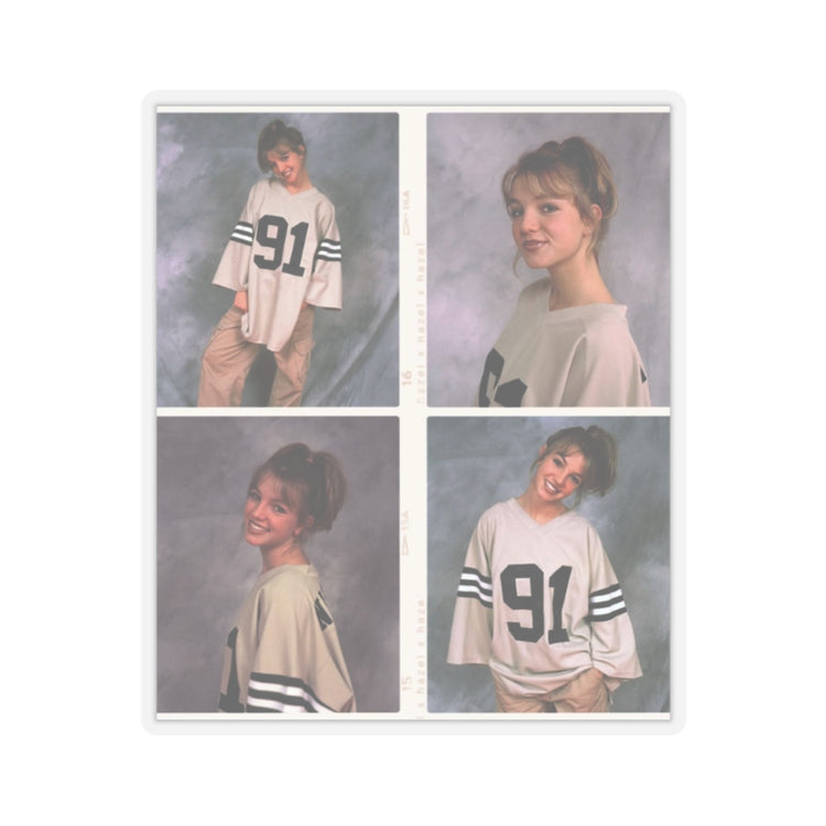 Britney Yearbook Sticker