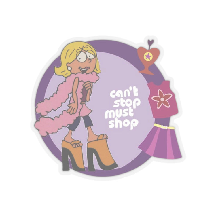 Shopping Lizzie Sticker
