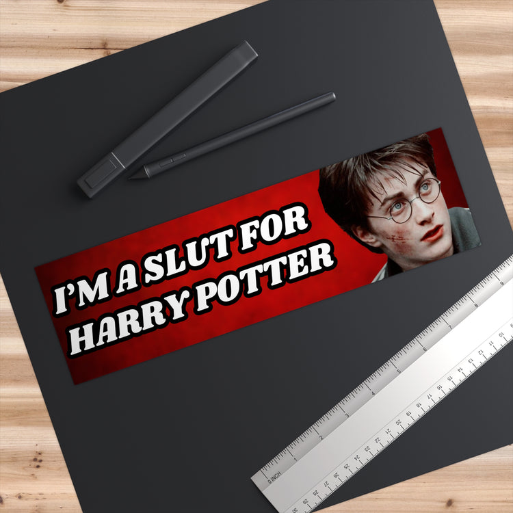 Slut For Harry Bumper Sticker