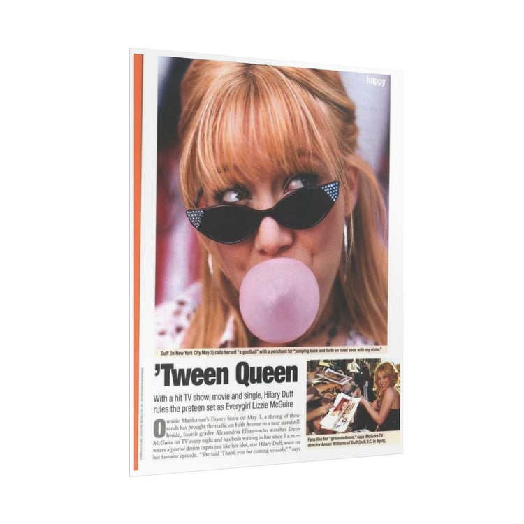 Hilary Teen Magazine Poster