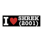 I Heart Shrek Bumper Sticker