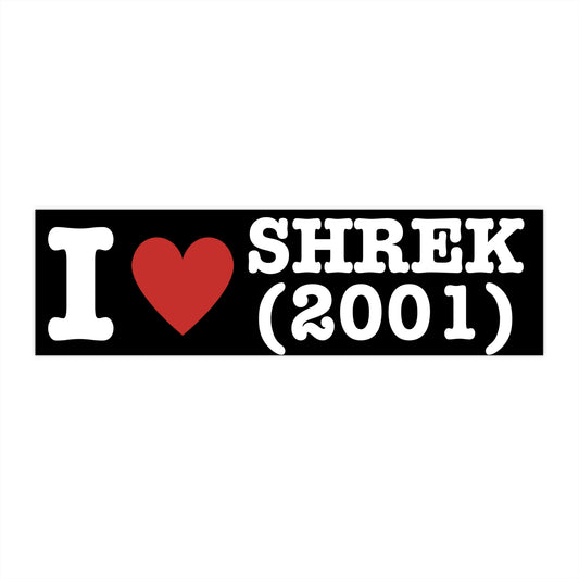 I Heart Shrek Bumper Sticker