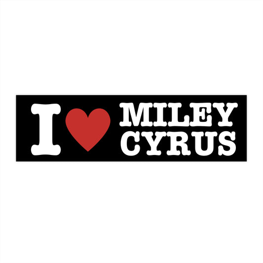 I Heart MC Bumper Sticker