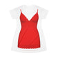 High Heels, Red Dress T-Shirt Dress