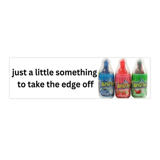 Baby Bottle Pop Bumper Sticker