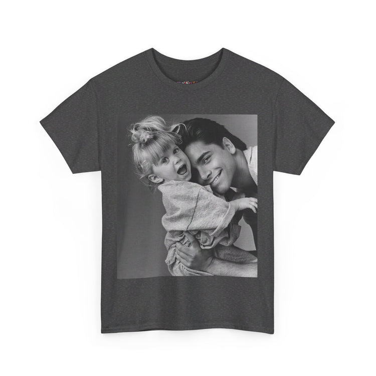 Uncle Jesse and Michelle Black and White T-Shirt