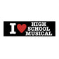 i Heart HSM Bumper Sticker
