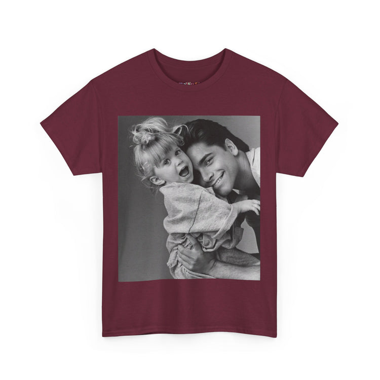 Uncle Jesse and Michelle Black and White T-Shirt