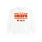 karma is the guy on the chiefs sweatshirt