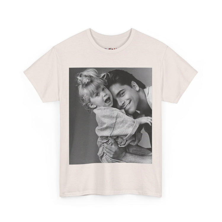 Uncle Jesse and Michelle Black and White T-Shirt