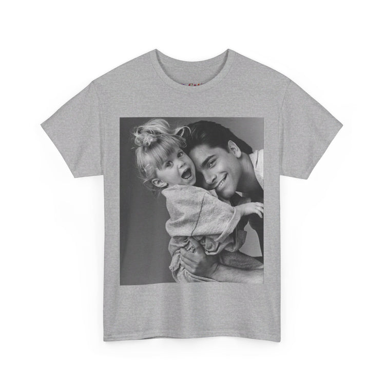 Uncle Jesse and Michelle Black and White T-Shirt