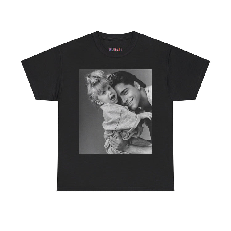 Uncle Jesse and Michelle Black and White T-Shirt