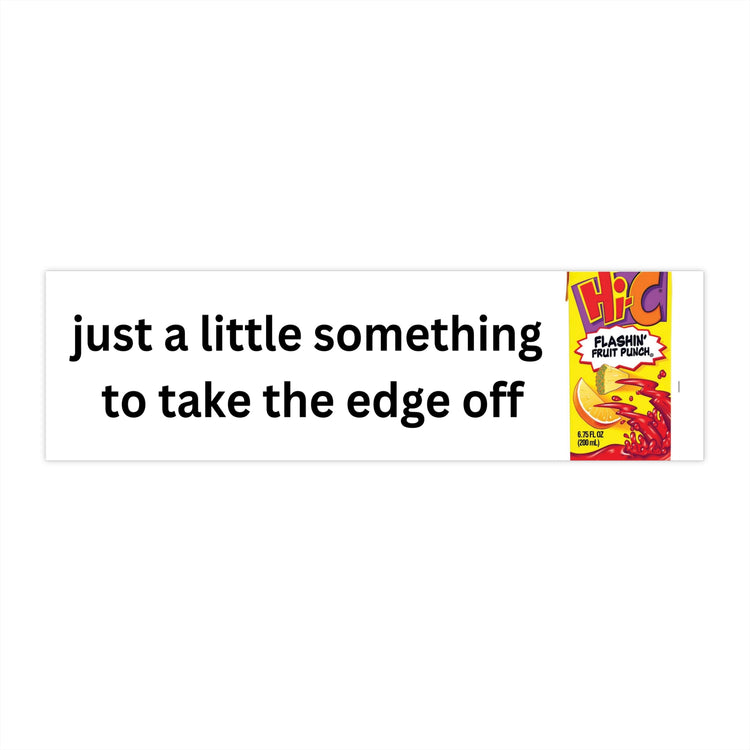 Juice Box Bumper Sticker