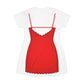 High Heels, Red Dress T-Shirt Dress