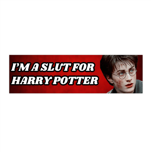 Slut For Harry Bumper Sticker
