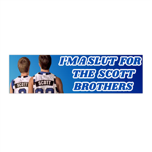 Slut for the Scott Boys Bumper Sticker
