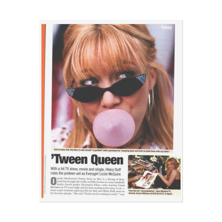 Hilary Teen Magazine Poster