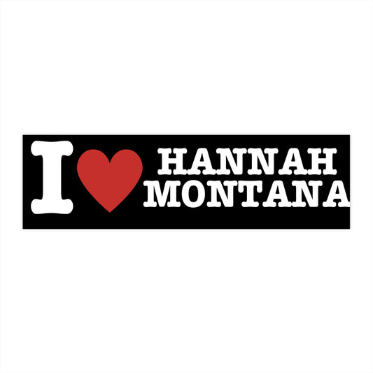 I Heart Hannah Bumper Sticker