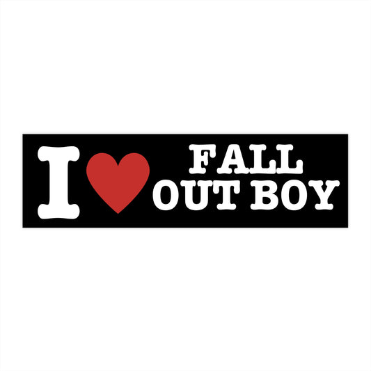 I Heart FOB Bumper Sticker