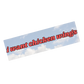 I Want Chicken Wings Bumper Sticker